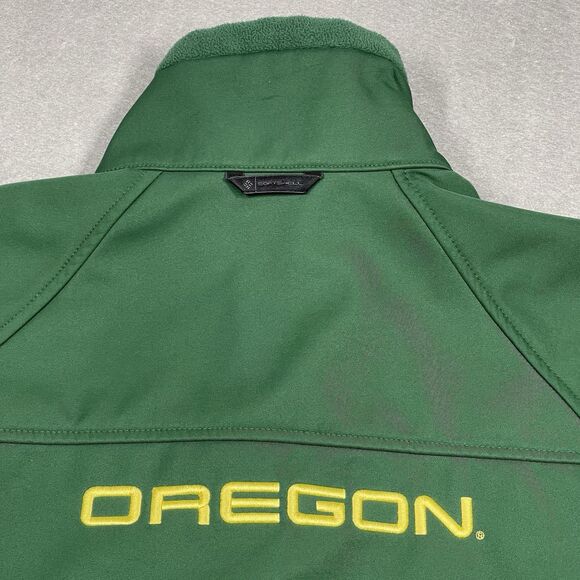 Oregon Ducks Jacket Mens Medium Green Columbia Sports Softshell Embroidered NCAA - Picture 7 of 12